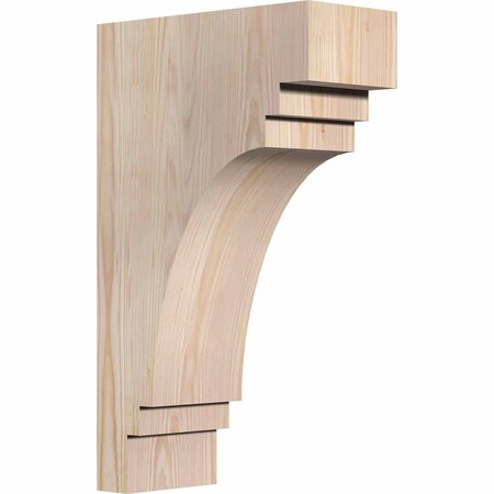Ekena Millwork Pescadero Smooth Corbel, Douglas Fir, 5 1/2"W x 12"D x 20"H COR06X12X20PEC00SDF